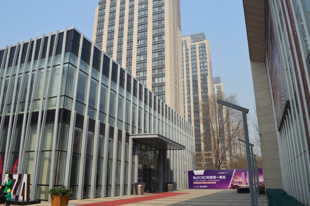 太原万达中心样板间展示中心外景